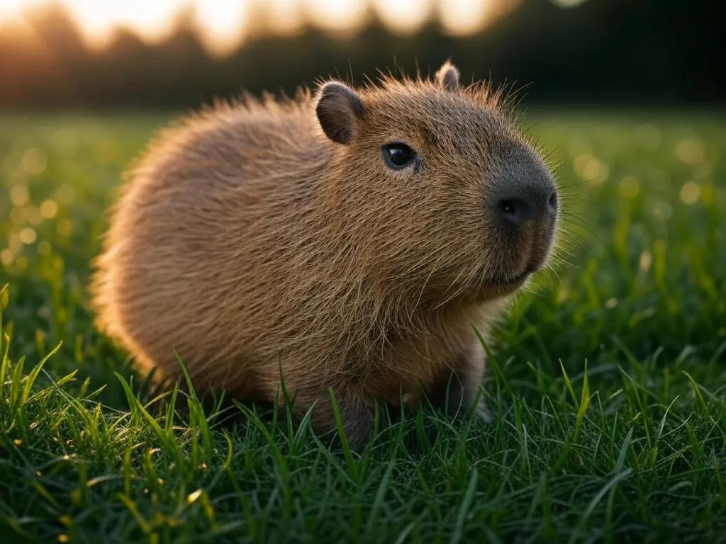 Baby capybara