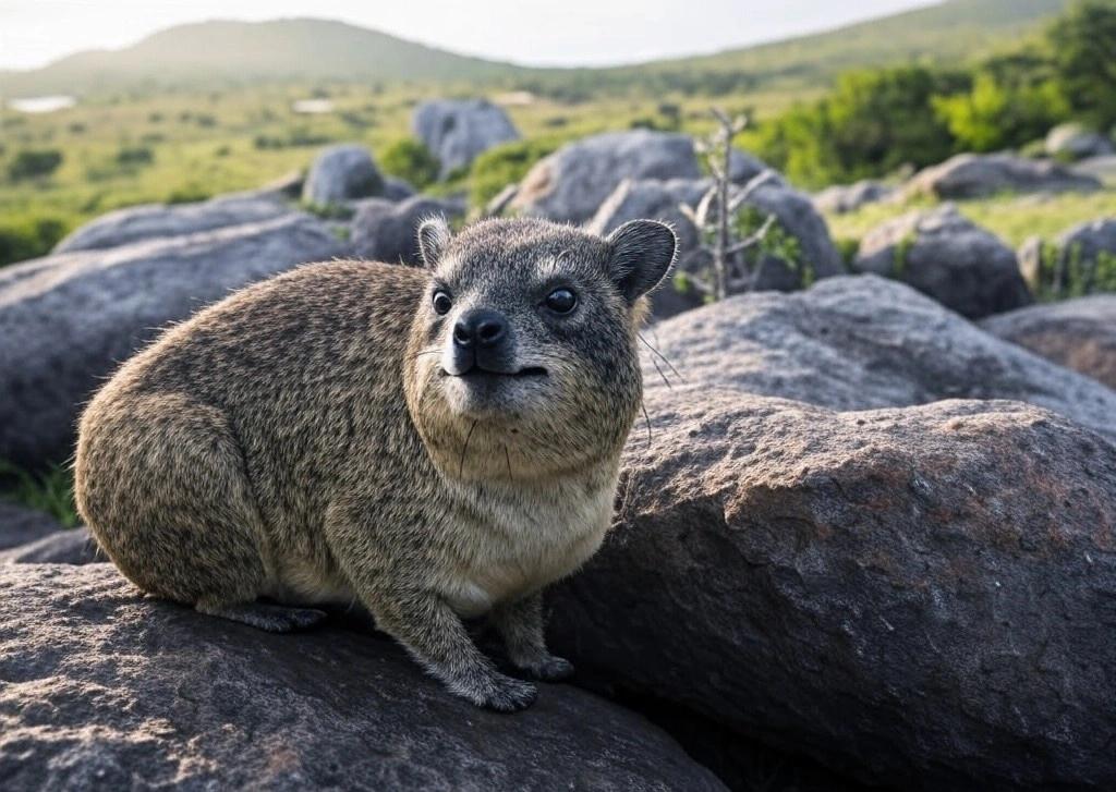 A rock hyrax